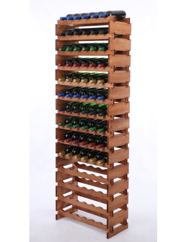 Stojak na butelki regał modułowy na wino 14x6 but POLSKI EKO BEZ NARZĘDZI - produkt 2