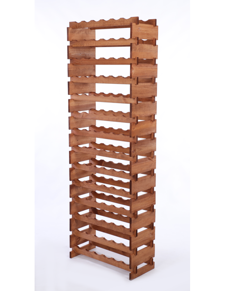 Modułowe stojaki do butelek RW11 - Stojak na butelki regał modułowy na wino 14x6 but POLSKI EKO BEZ NARZĘDZI - produkt b2b.wamar.biz 3