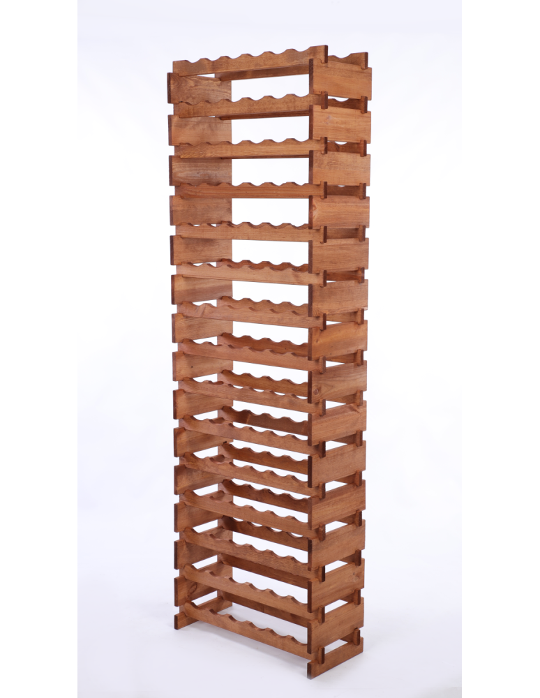 Modułowe stojaki do butelek RW11 - Stojak na butelki regał modułowy na wino 15x6 but WYSOKI BEZ NARZĘDZI - product b2b.wamar.biz 3