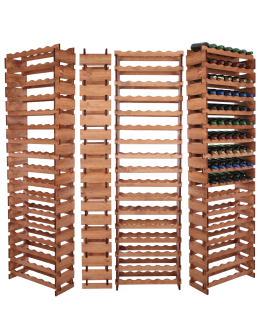 Stojak na butelki regał modułowy na wino 17x6 but WYSOKI BEZ NARZĘDZI