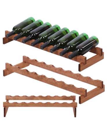 Stojak na wino regał modułowy na butelki 1x8 but WSZYSTKIE TYPY BUTELEK