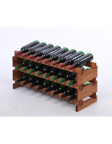 Stojak na wino regał modułowy na butelki 3x8 but WSZYSTKIE TYPY BUTELEK - produkt 2