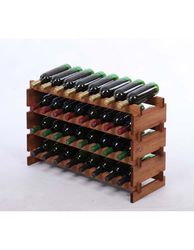 Modułowe stojaki do butelek RW11 - Stojak na wino regał modułowy na butelki 4x8 but WSZYSTKIE TYPY BUTELEK - product b2b.wamar.biz 2