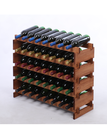 Stojak na wino regał modułowy na butelki 5x8 but BUDUJ JAK KLOCKI EKO - produkt 2