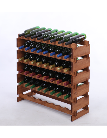 Stojak na wino regał modułowy na butelki 6x8 but BUDUJ JAK KLOCKI EKO - produkt 2