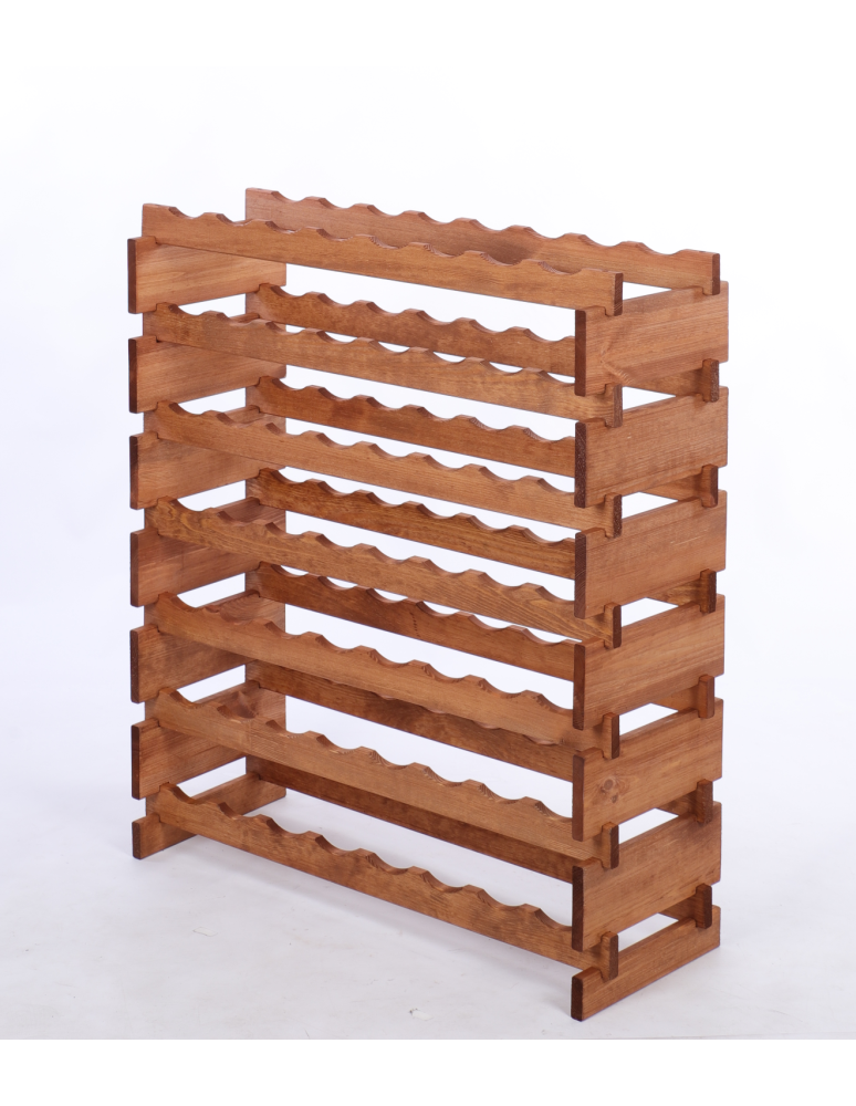 Modułowe stojaki do butelek RW11 - Stojak na wino regał modułowy na butelki 7x8 but BUDUJ JAK KLOCKI EKO - product b2b.wamar.biz 3