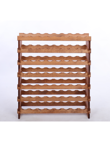 Modułowe stojaki do butelek RW11 - Stojak na wino regał modułowy na butelki 7x8 but BUDUJ JAK KLOCKI EKO - product 4