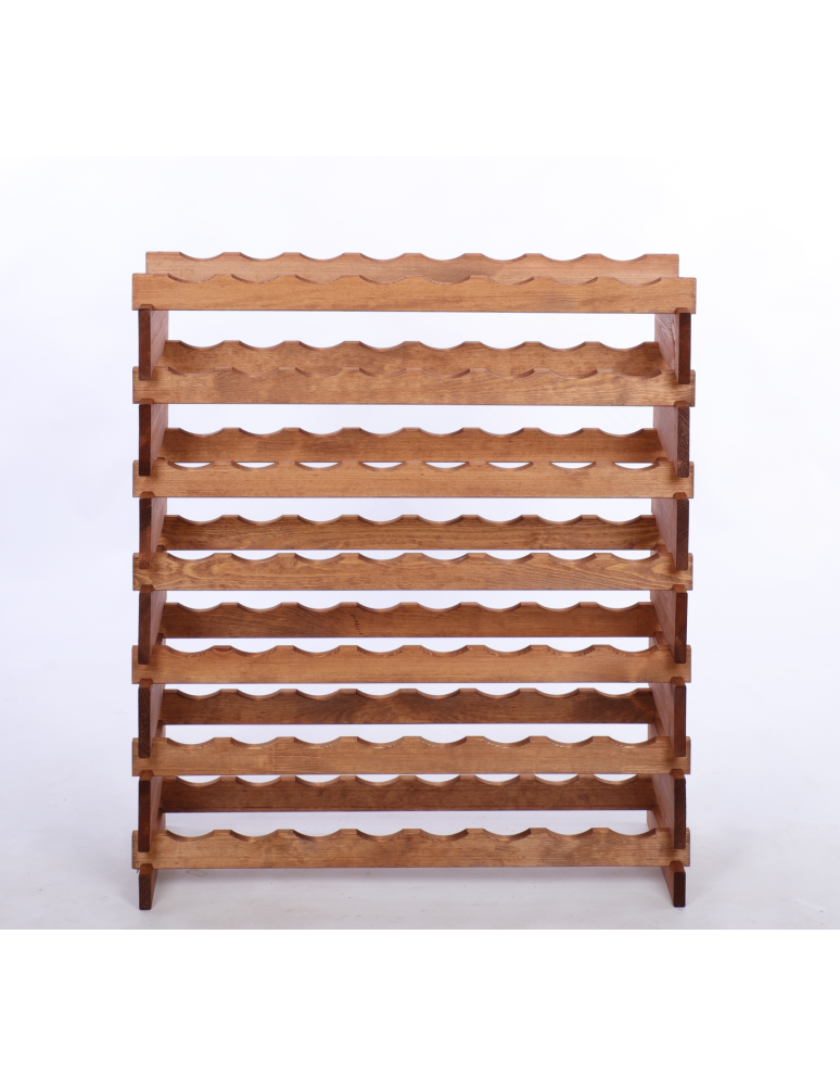 Modułowe stojaki do butelek RW11 - Stojak na wino regał modułowy na butelki 7x8 but BUDUJ JAK KLOCKI EKO - product b2b.wamar.biz 4