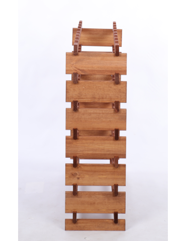 Modułowe stojaki do butelek RW11 - Stojak na wino regał modułowy na butelki 7x8 but BUDUJ JAK KLOCKI EKO - product 5