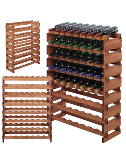 Stojak na wino regał modułowy na butelki 8x8 but WSZYSTKIE TYPY BUTELEK