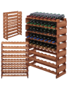 Stojak na wino regał modułowy na butelki 8x8 but WSZYSTKIE TYPY BUTELEK