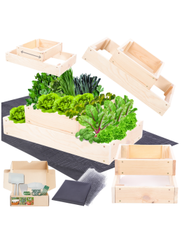 Skrzynia na warzywa regulowana skrzynie na warzywniak donice 18x60x30