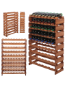 Stojak na wino regał modułowy na butelki 9x8 but WSZYSTKIE TYPY BUTELEK