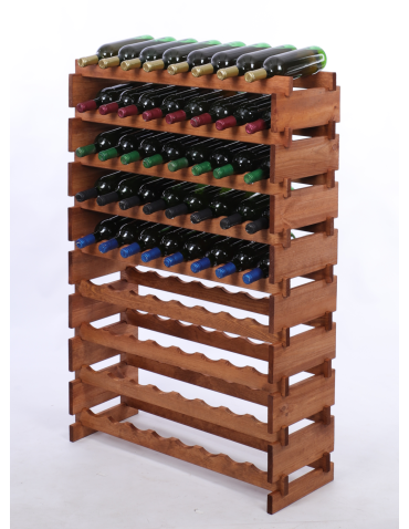 Stojak na wino regał modułowy na butelki 9x8 but WSZYSTKIE TYPY BUTELEK - produkt 2