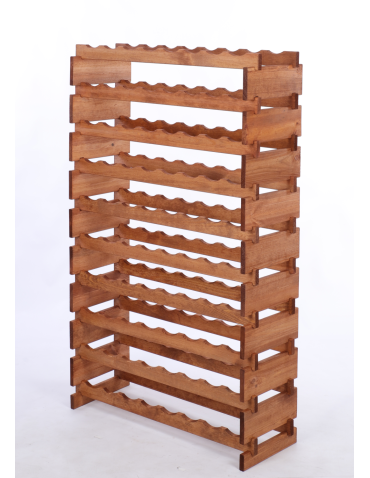 Modułowe stojaki do butelek RW11 - Stojak na wino regał modułowy na butelki 10x8 but DUŻY MONTAŻ BEZ NARZĘDZI - product 3