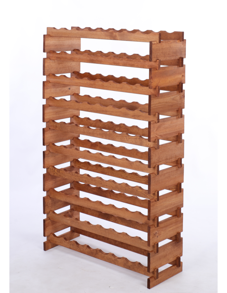 Modułowe stojaki do butelek RW11 - Stojak na wino regał modułowy na butelki 10x8 but DUŻY MONTAŻ BEZ NARZĘDZI - product b2b.wamar.biz 3