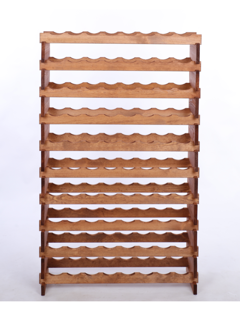 Modułowe stojaki do butelek RW11 - Stojak na wino regał modułowy na butelki 10x8 but DUŻY MONTAŻ BEZ NARZĘDZI - product b2b.wamar.biz 4