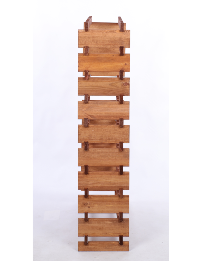 Modułowe stojaki do butelek RW11 - Stojak na wino regał modułowy na butelki 10x8 but DUŻY MONTAŻ BEZ NARZĘDZI - product b2b.wamar.biz 5