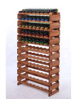 Stojak na wino regał modułowy na butelki 11x8 but DUŻY MONTAŻ BEZ NARZĘDZI - product 2