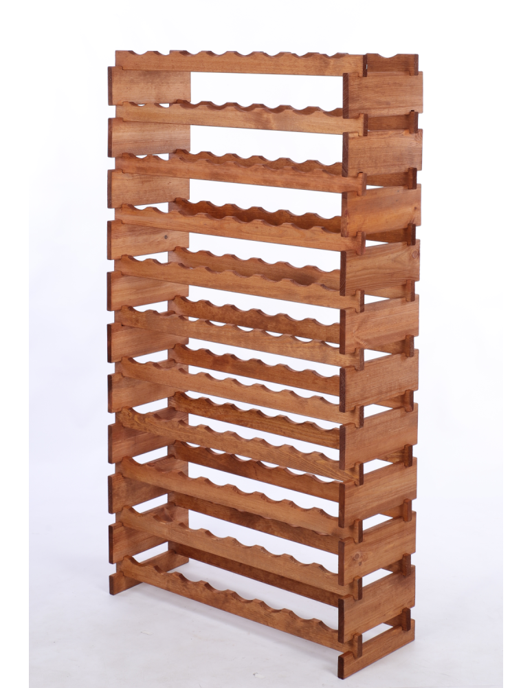 Modułowe stojaki do butelek RW11 - Stojak na wino regał modułowy na butelki 11x8 but DUŻY MONTAŻ BEZ NARZĘDZI - produkt b2b.wamar.biz 3