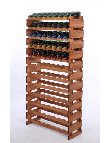 Stojak na wino regał modułowy na butelki 12x8 but DUŻY MONTAŻ BEZ NARZĘDZI - produkt 2