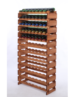 Stojak na wino regał modułowy na butelki 12x8 but DUŻY MONTAŻ BEZ NARZĘDZI - product 2