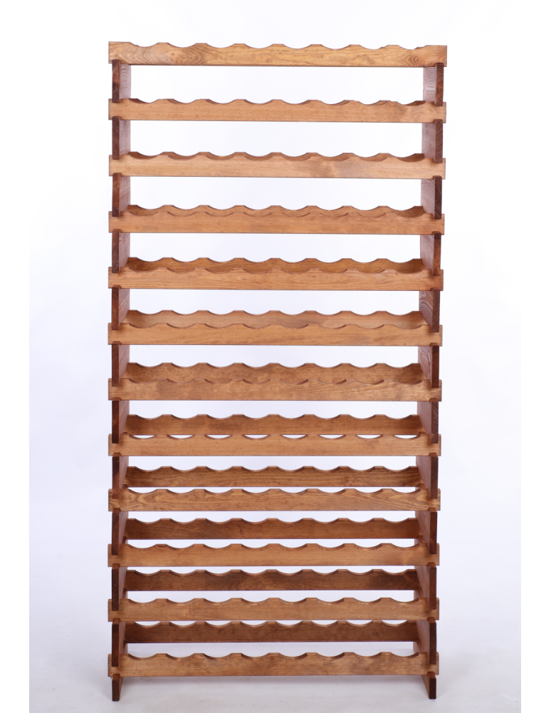 Modułowe stojaki do butelek RW11 - Stojak na wino regał modułowy na butelki 12x8 but DUŻY MONTAŻ BEZ NARZĘDZI - product b2b.wamar.biz 4