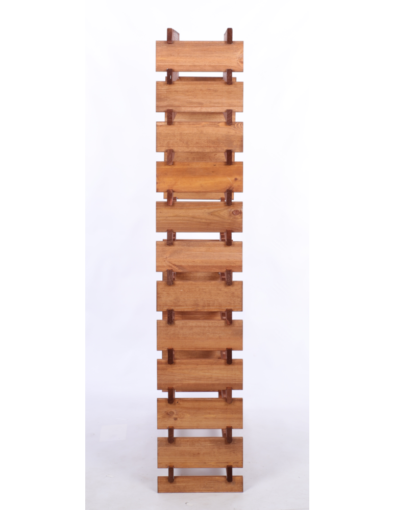 Modułowe stojaki do butelek RW11 - Stojak na wino regał modułowy na butelki 12x8 but DUŻY MONTAŻ BEZ NARZĘDZI - product b2b.wamar.biz 5