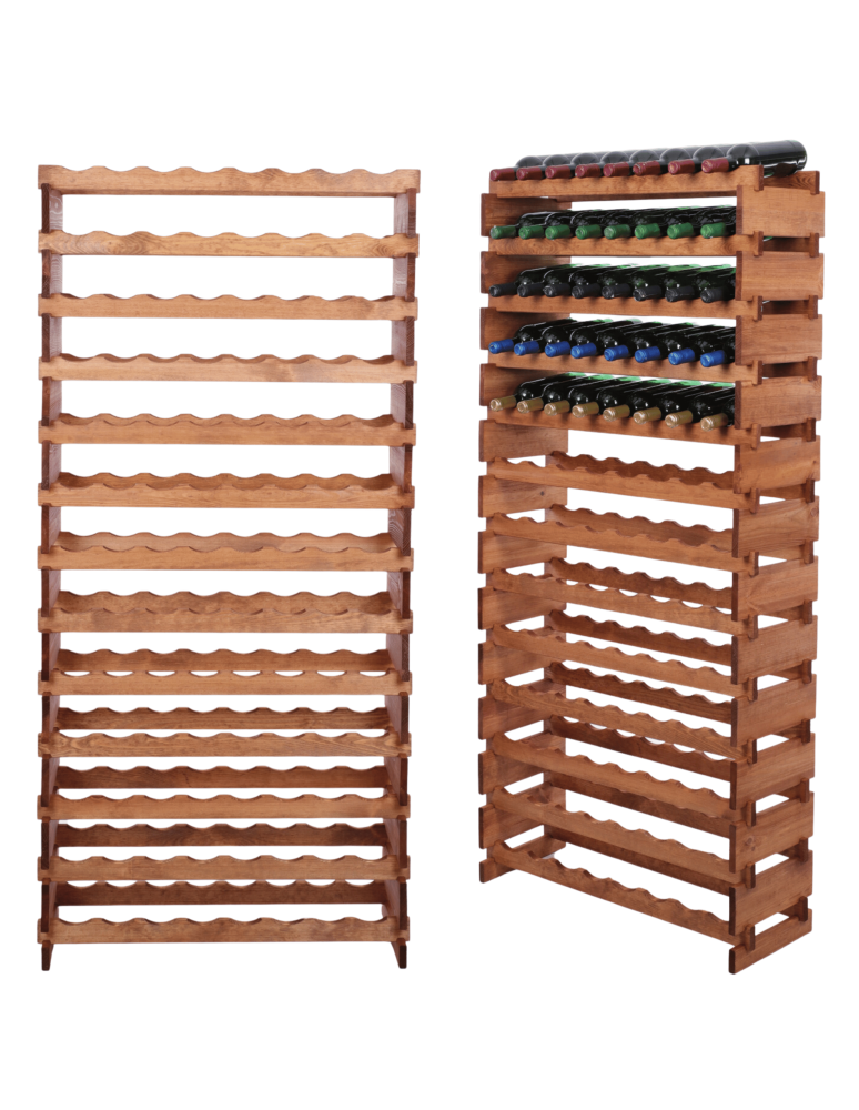 Modułowe stojaki do butelek RW11 - Stojak na wino regał modułowy na butelki 13x8 but WSZYSTKIE TYPY BUTELEK - product b2b.wamar.biz 1