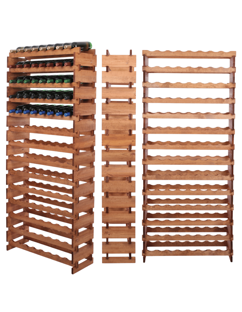 Modułowe stojaki do butelek RW11 - Stojak na wino regał modułowy na butelki 14x8 but WSZYSTKIE TYPY BUTELEK - product b2b.wamar.biz 1