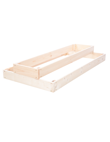 Grządki kaskadowe - Skrzynia na warzywa regulowana skrzynie na warzywniak inspekt 18x60x120 - produkt 3