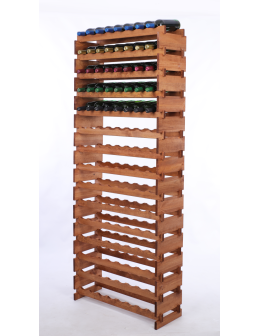 Stojak na wino regał modułowy na butelki 15x8 but WYSOKI BEZ NARZĘDZI - product 2