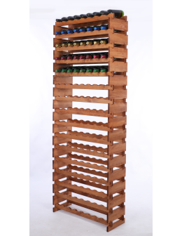 Stojak na wino regał modułowy na butelki 16x8 but WYSOKI BEZ NARZĘDZI - product 2