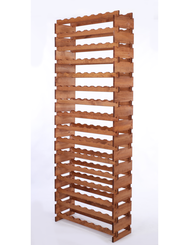 Modułowe stojaki do butelek RW11 - Stojak na wino regał modułowy na butelki 16x8 but WYSOKI BEZ NARZĘDZI - product b2b.wamar.biz 3