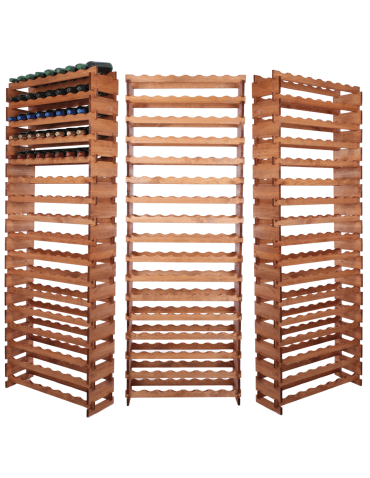 Stojak na wino regał modułowy na butelki 17x8 but WYSOKI BEZ NARZĘDZI