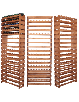 Stojak na wino regał modułowy na butelki 17x8 but WYSOKI BEZ NARZĘDZI