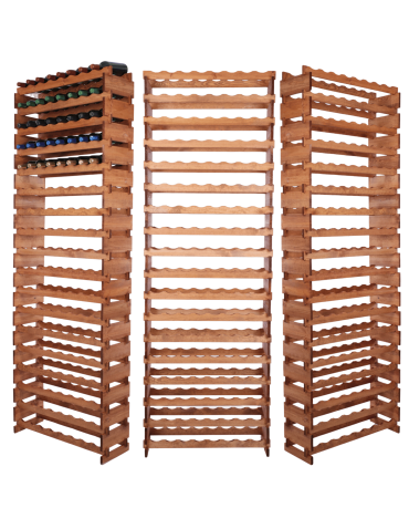 Stojak na wino regał modułowy na butelki 18x8 but WYSOKI BEZ NARZĘDZI