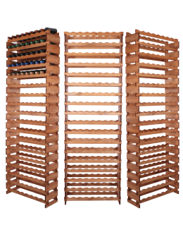 Stojak na wino regał modułowy na butelki 18x8 but WYSOKI BEZ NARZĘDZI