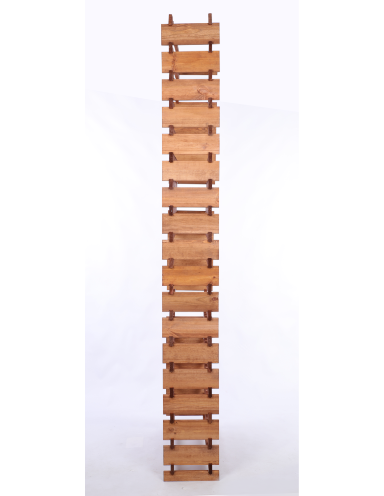 Modułowe stojaki do butelek RW11 - Stojak na wino regał modułowy na butelki 18x8 but WYSOKI BEZ NARZĘDZI - product b2b.wamar.biz 5