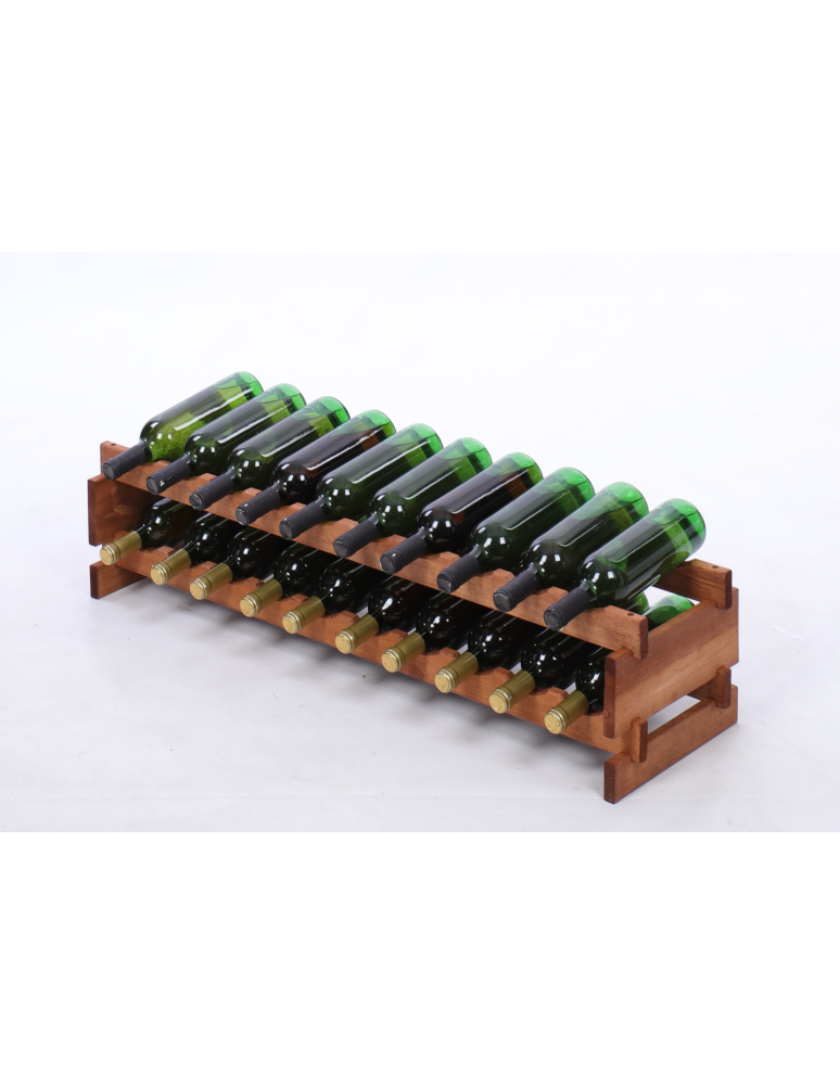 Modułowe stojaki do butelek RW11 - Stojak na wino regał modułowy na butelki 2x10 but POJEMNY BEZ NARZĘDZI - product b2b.wamar.biz 2