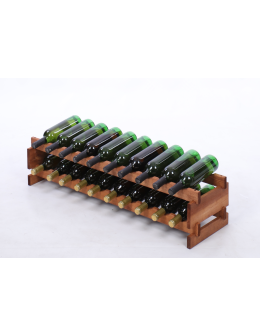 Stojak na wino regał modułowy na butelki 2x10 but POJEMNY BEZ NARZĘDZI - product 2