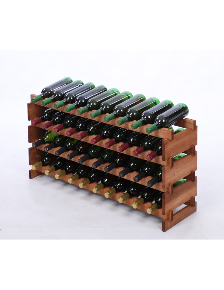 Modułowe stojaki do butelek RW11 - Stojak na wino regał modułowy na butelki 4x10 but POJEMNY BEZ NARZĘDZI - product b2b.wamar.biz 2