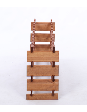 Modułowe stojaki do butelek RW11 - Stojak na wino regał modułowy na butelki 4x10 but POJEMNY BEZ NARZĘDZI - product 4