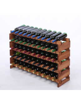 Stojak na wino regał modułowy na butelki 5x10 but BUDUJ JAK KLOCKI EKO - product 2