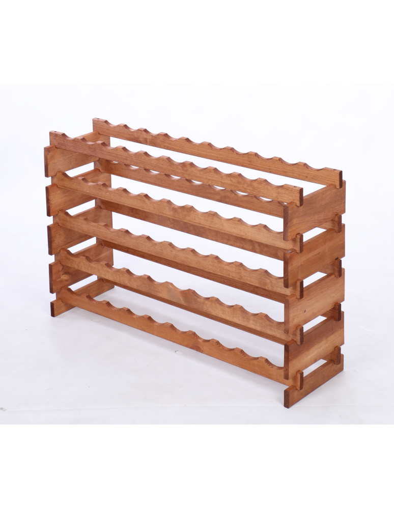 Modułowe stojaki do butelek RW11 - Stojak na wino regał modułowy na butelki 5x10 but BUDUJ JAK KLOCKI EKO - product b2b.wamar.biz 3