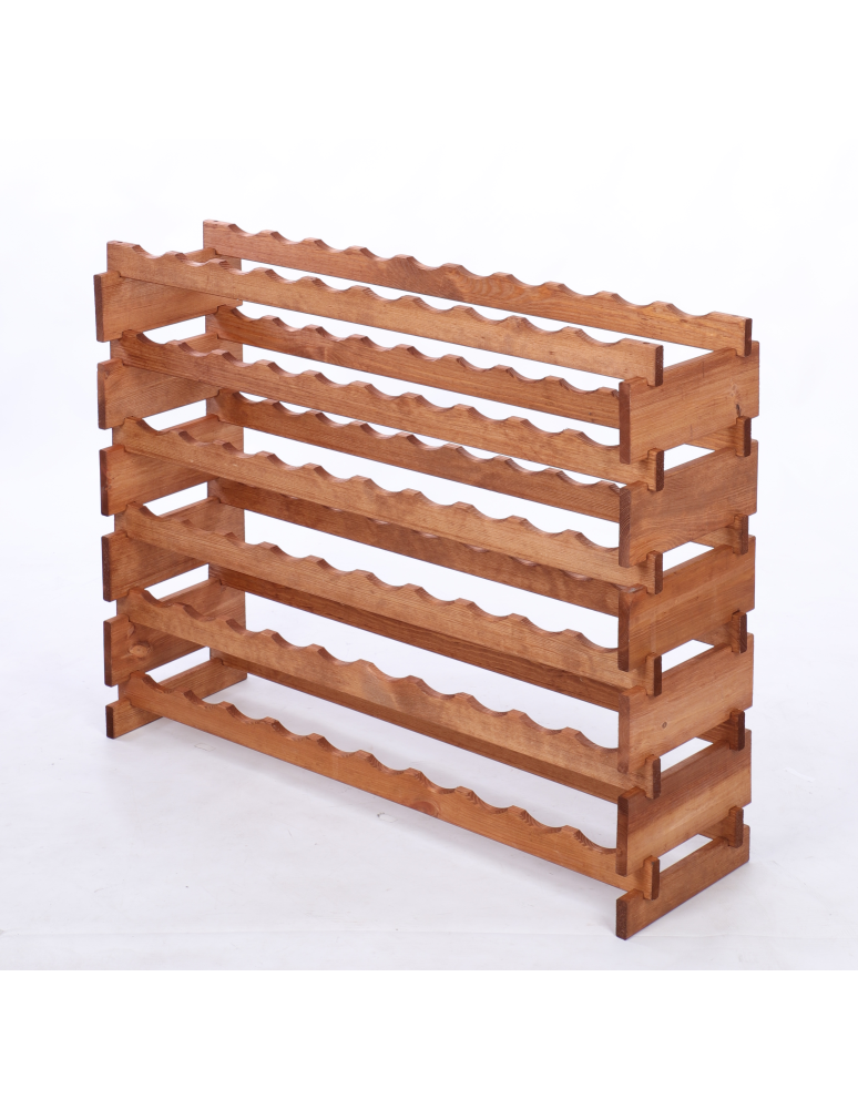 Modułowe stojaki do butelek RW11 - Stojak na wino regał modułowy na butelki 6x10 but BUDUJ JAK KLOCKI EKO - product b2b.wamar.biz 3