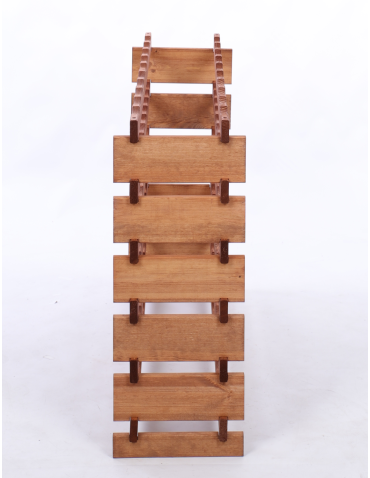 Modułowe stojaki do butelek RW11 - Stojak na wino regał modułowy na butelki 6x10 but BUDUJ JAK KLOCKI EKO - product 4