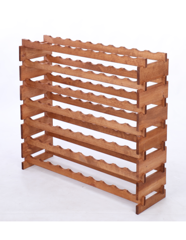 Modułowe stojaki do butelek RW11 - Stojak na wino regał modułowy na butelki 7x10 but BUDUJ JAK KLOCKI EKO - product 3