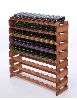 Stojak na wino regał modułowy na butelki 8x10 but POJEMNY BEZ NARZĘDZI - product 2