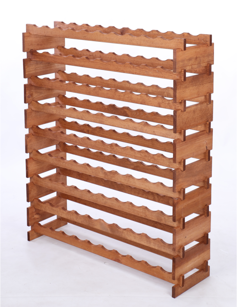 Modułowe stojaki do butelek RW11 - Stojak na wino regał modułowy na butelki 9x10 but POJEMNY BEZ NARZĘDZI - product b2b.wamar.biz 3